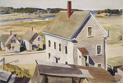 House by Squam River Edward Hopper